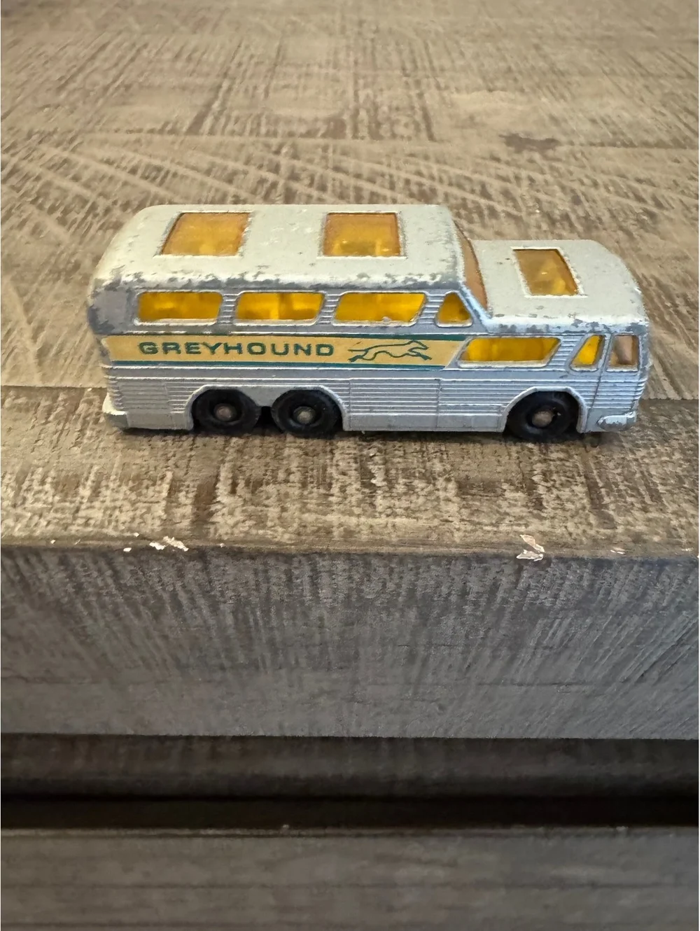 Vintage 1967 Lesney Matchbox No 66 Greyhound Scenicruiser Coach Bus England